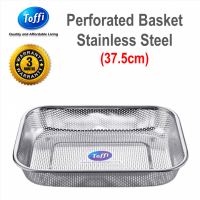 [TOFFI] 37cm Perforated Basket Stainless Steel (K2937)