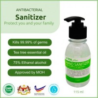 D'Tox plus hand sanitizer 115ml gel (50 Units Per Carton)
