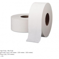 Jumbo Roll Tissue (130 Meter) - 2ply (12 Units Per Carton)