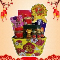 [MyEmart] CNY Happiness, Prosperity, Longevity Hamper MY01   Chinese New Year Festive Gift Hamper Basket