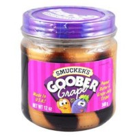 SMUCKER'S GOOBER Peanut Butter Jam - Grape 12oz Bottle (24 Units Per Carton)