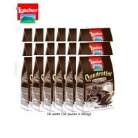 LOACKER Quadratini Cocoa & Milk 250g (18 Units Per Carton)