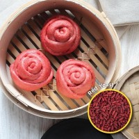 Yooky Bites-Red Rose Steam Bun (Frozen) (4 Pcs   Pkt)