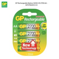 GP Rechargeable Battery NIMH 2S 2700 AA - GP270AAHC-C2 (1 Units Per Outer)
