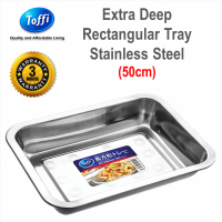 [TOFFI] 50cm Deep Rectangular Tray Stainless Steel (K0450)