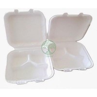 Biodegradable and Compostable 3 Compartment Box (25 Units Per Outer)