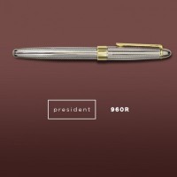PRESIDENT - Metal Roller Pen (250 Units Per Carton)