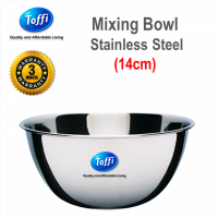 [TOFFI] 14cm Deep Mixing Bowl Stainless Steel (K6314)